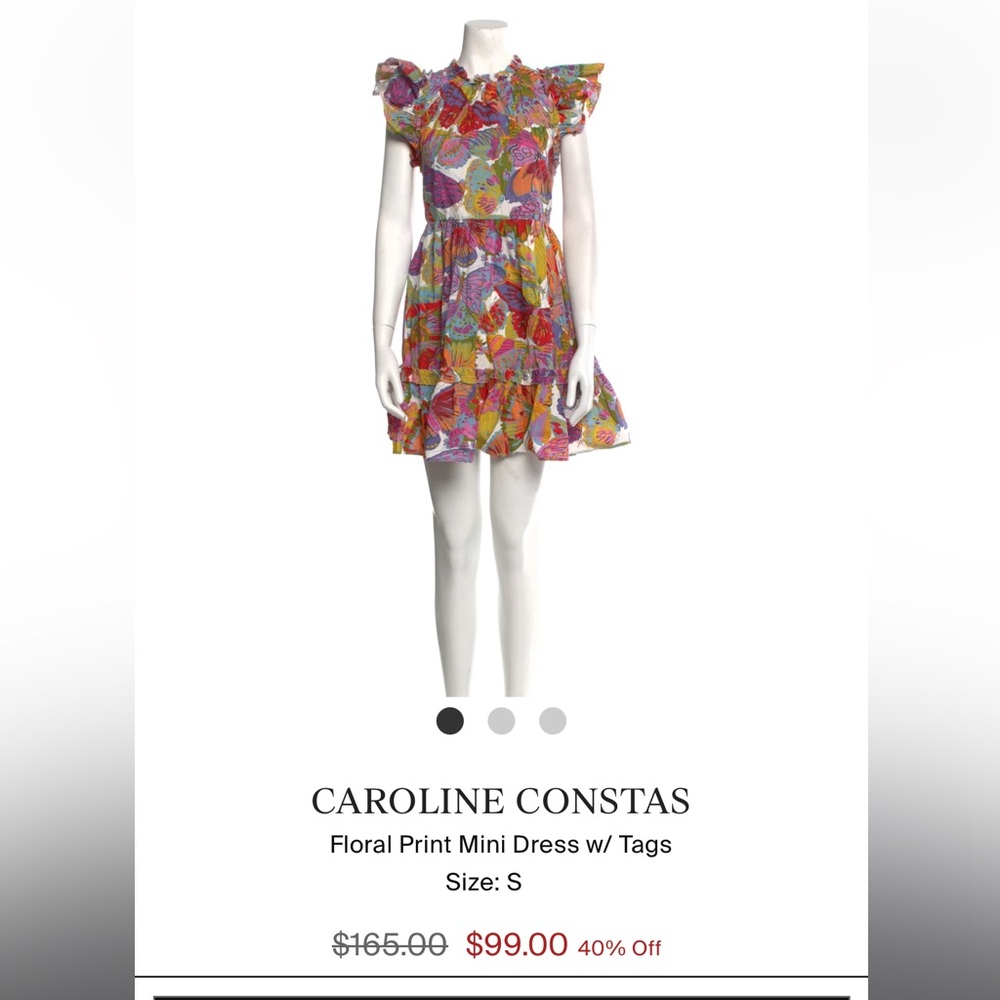 NWOT SUMMER FLORAL PRINT BABYDOLL DRESS
